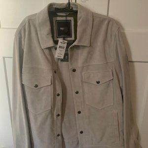 NWT Todd Snyder Dylan Suede Jacket in Stone (Medium)